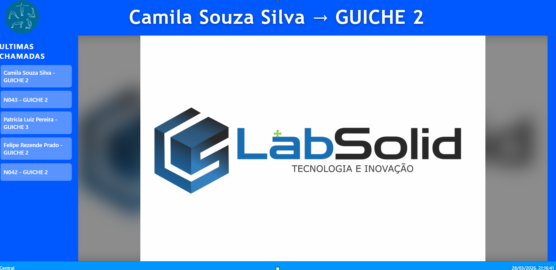 Imagem de apresentação do totem da LabSolid